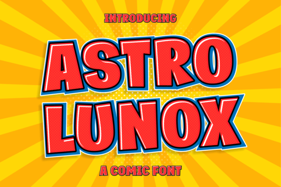 Astro Lunox: A Playful Display Font for Editorial Design