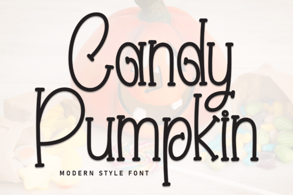 Candy Pumpkin: A Playful Display Font for Editorial Projects That Need Warmth