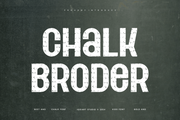 Chalk Broder: A Playful Display Font for Real Branding Projects