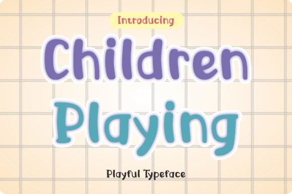 Children Playing Font Brings Playful Charm to Branding Projects
