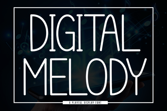 Digital Melody Font: A Light, Elegant Typeface for Your Brand