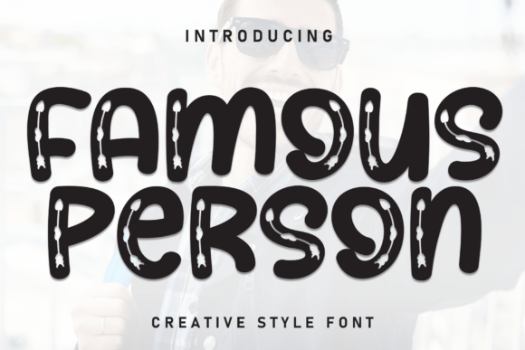 Famous Person Display Font for Modern Web Design