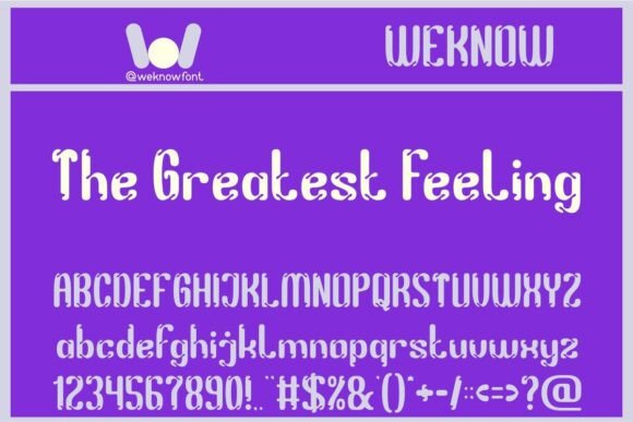 Greatest Feeling Display Font: Elevate Your Small Business Brand