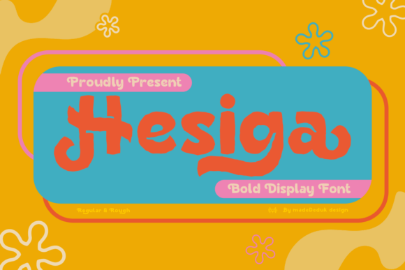 Hesiga Display Font Brings Retro Charm to Handmade Products