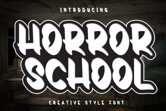 Horror School Font: The Display Typeface That Commands Attention
