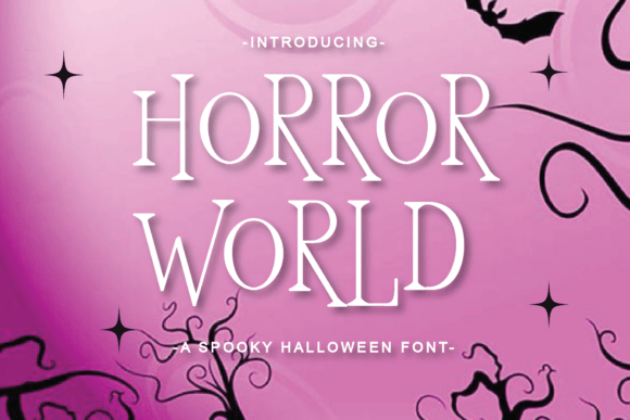 Horror World: A Display Font That Brings Editorial Drama to Life