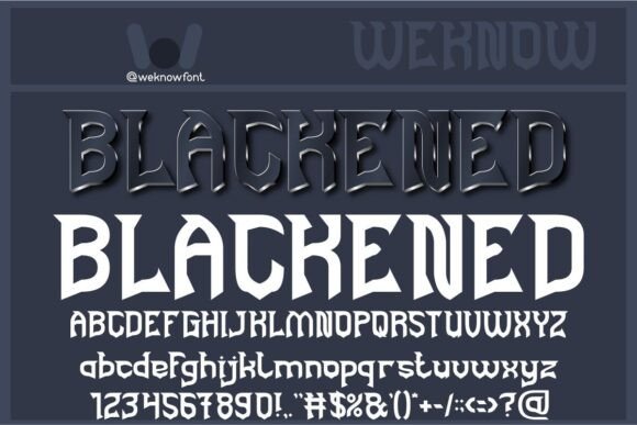 How Blackened Font Gives Small Brands a Bold, Modern Edge