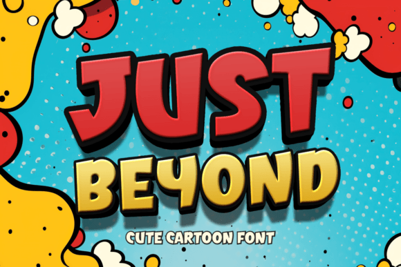 Just Beyond: A Playful Display Font for Digital Marketing