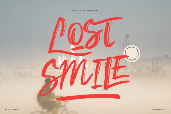 Lost Smile: A Playful Brush Font for Editorial Design and Content Branding