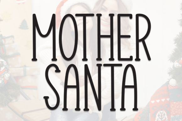 Mother Santa: A Delicate Display Font for Thoughtful Editorial Design