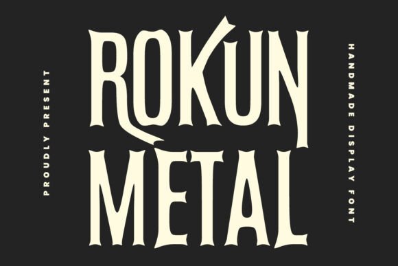 Rokun Metal: A Display Font That Brings Bold Presence to Web Layouts