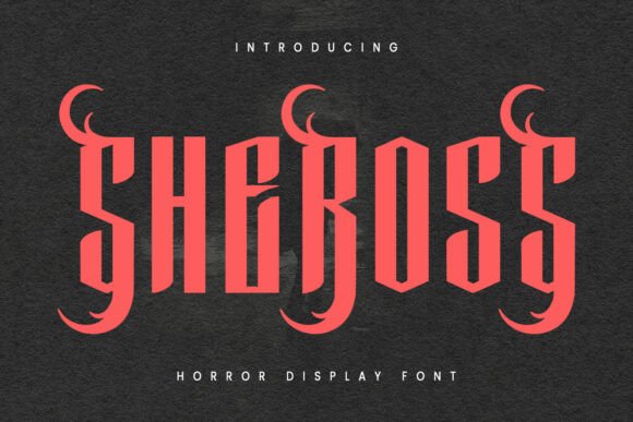 Sheross Font Review: A Display Typeface Built for Bold Horror Campaigns