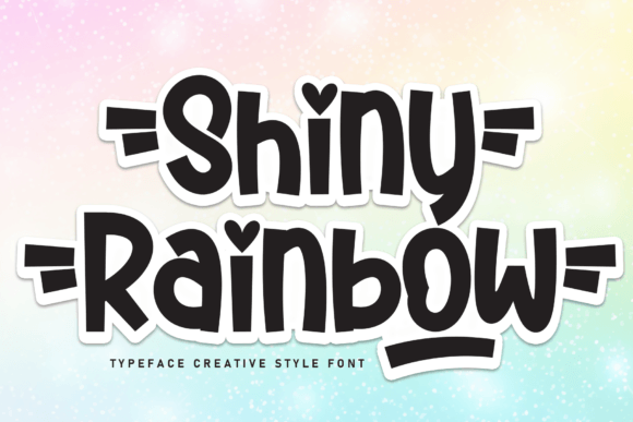 Shiny Rainbow: A Handwritten Display Font for Joyful Branding