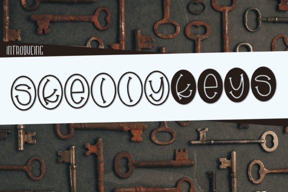 Skelly Keys: A Playful Display Font That Unlocks Vintage Charm