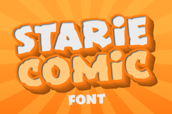 Starie Comic: A Display Font That Makes Campaigns Pop