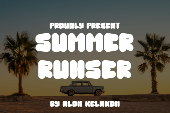Summer Ruhser: A Display Font That Elevates Campaign Visuals