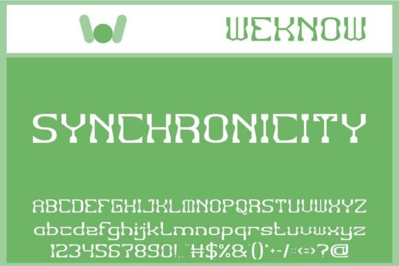 Synchronicity: A Display Font That Gives Your Brand a Futuristic Edge
