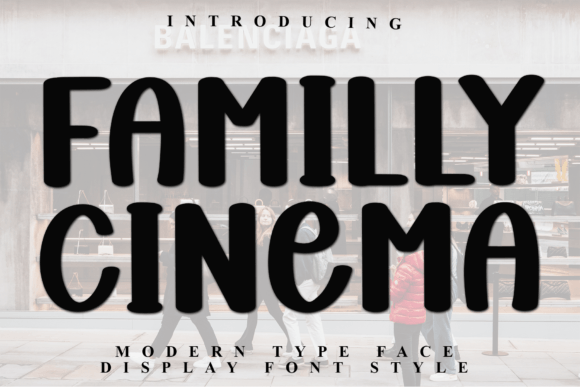 Testing Familly Cinema for a Boutique Store Hero Section