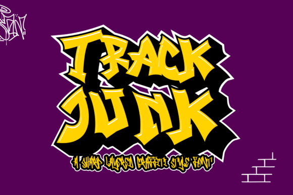 Track Junk: A Display Font That Commands Attention in Web Design
