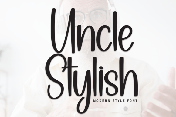 Uncle Stylish Font: A Handwritten Display Typeface for Digital Design