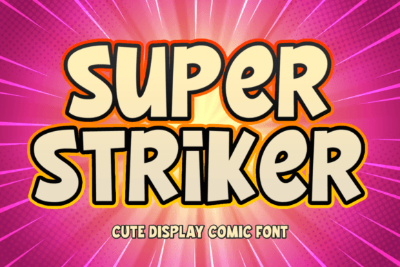 Using the Super Striker Font to Build a Playful Brand Identity