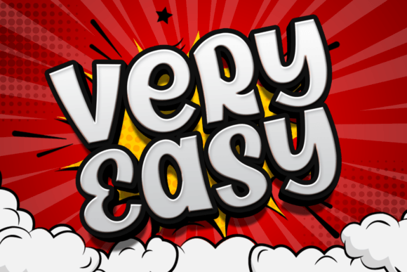 Very Easy: A Bold Display Font for Editorial Design