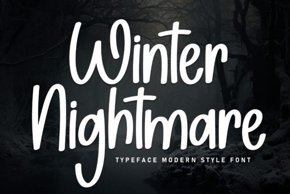 Winter Nightmare Font: A Display Typeface for Bold Branding